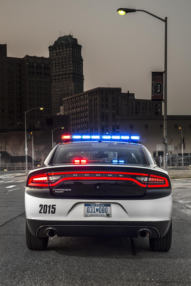 Illustration for article titled The Sinister 2015 Dodge Charger Pursuit Is Robocop In Car Form